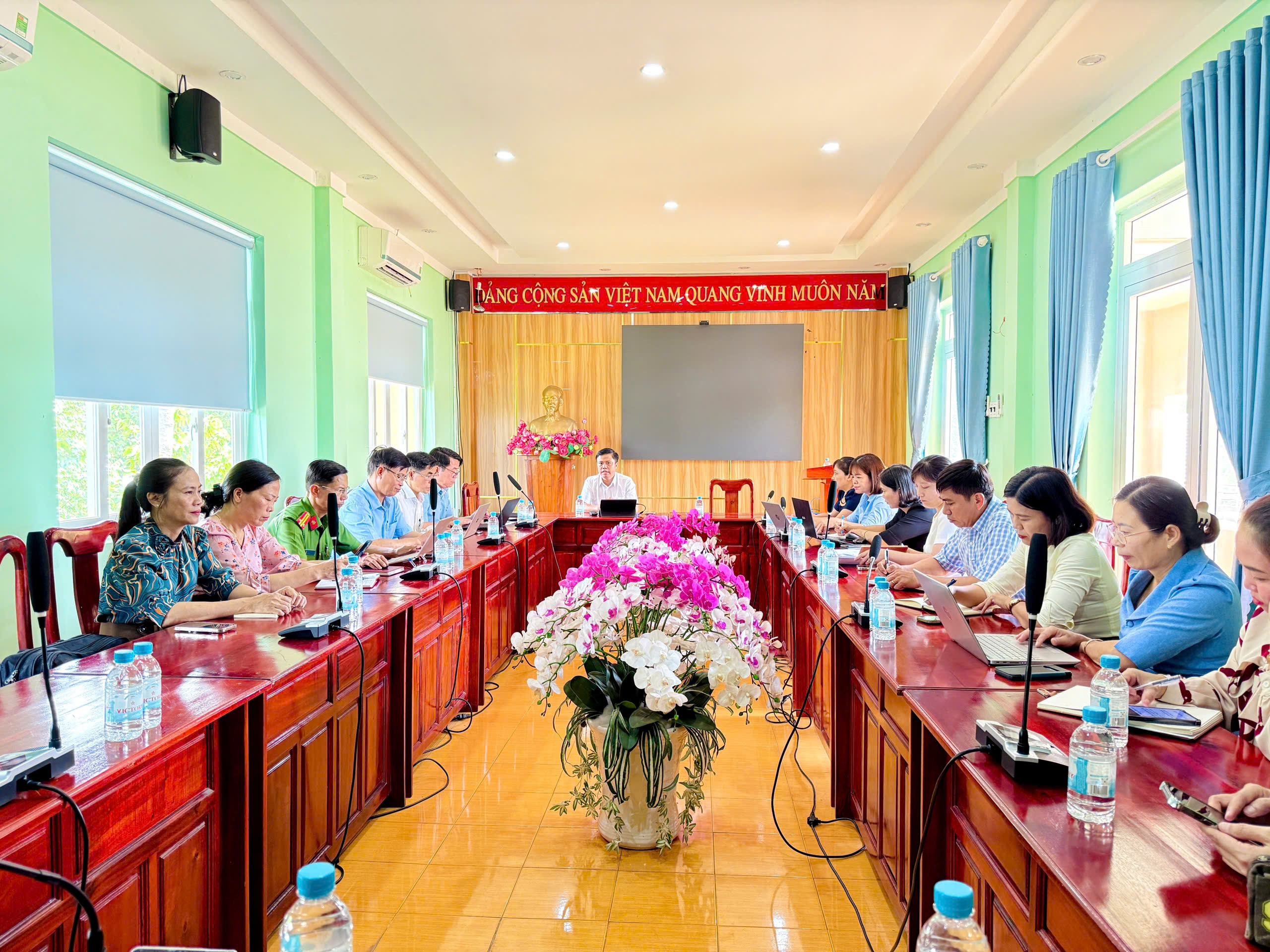 UBND Xã Đồng Tâm triển khai công tác khám sức khỏe cho cán bộ, công chức, viên chức, người lao động và khám sức khỏe toàn dân năm 2026
