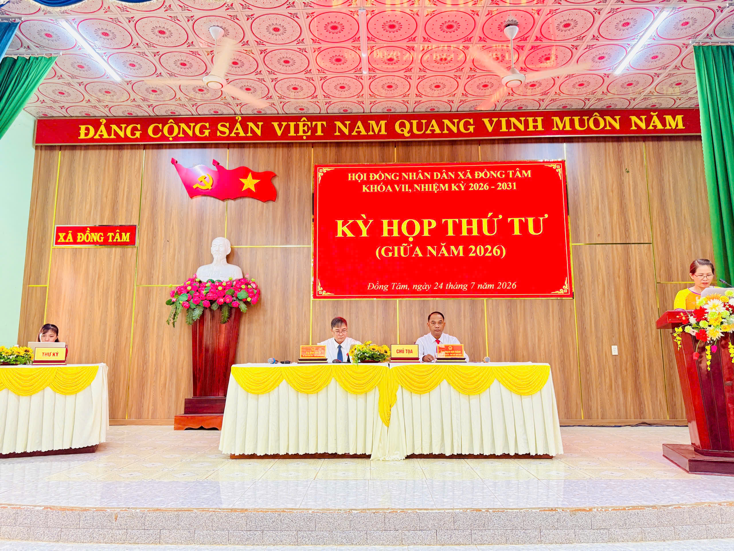 HĐND Xã Đồng Tâm tổ chức Kỳ họp thứ tư (giữa năm 2026), xem xét nhiều nội dung quan trọng phục vụ phát triển địa phương