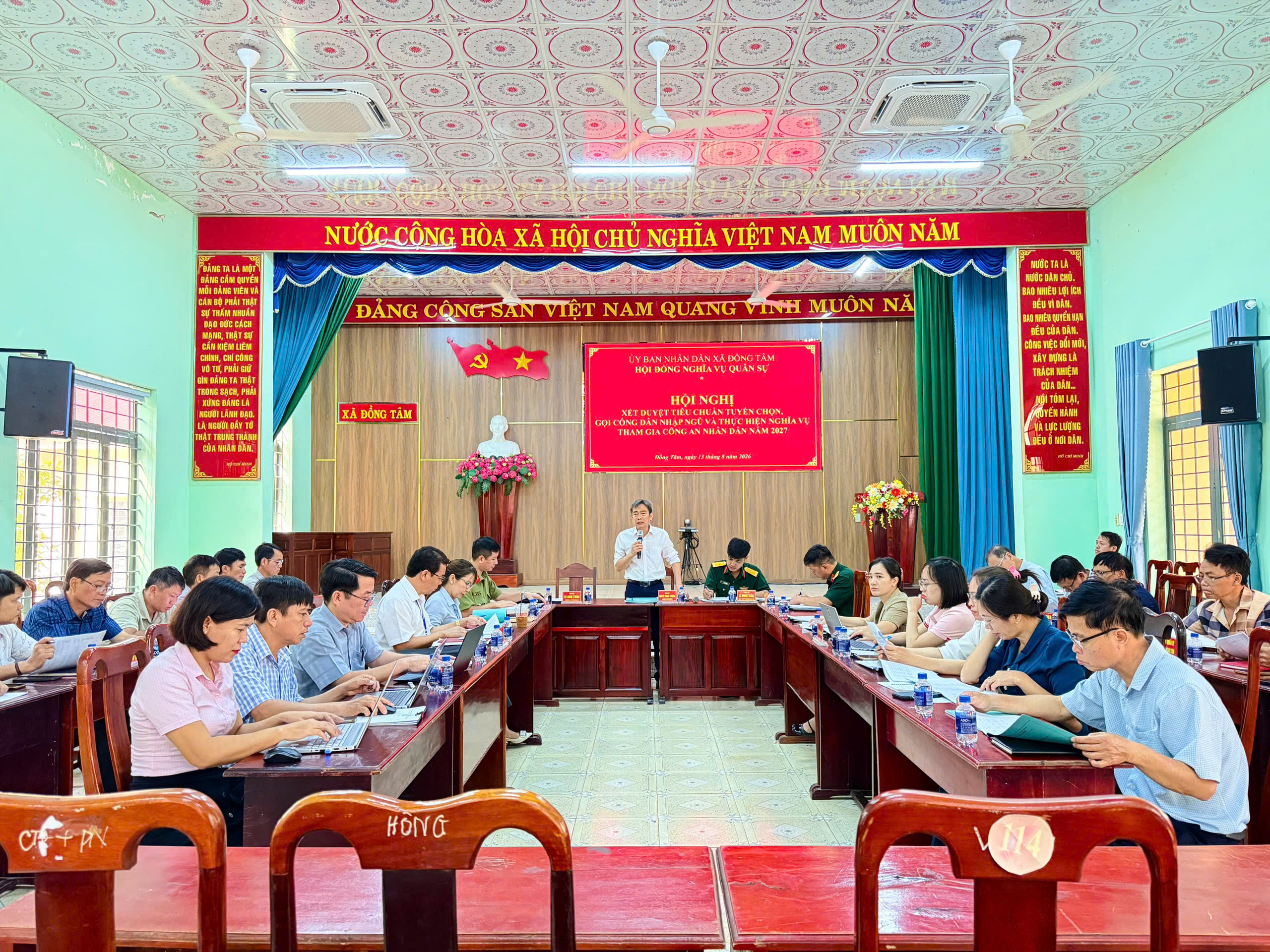 Đồng Tâm chủ động rà soát nguồn, chuẩn bị tốt công tác tuyển quân năm 2027