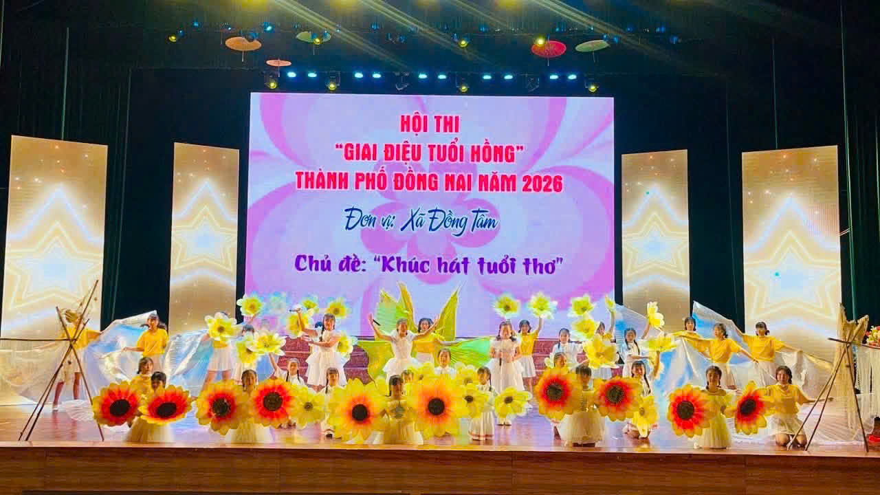 Tuổi hồng Đồng Tâm tự tin tỏa sáng trên sân khấu Thành phố
