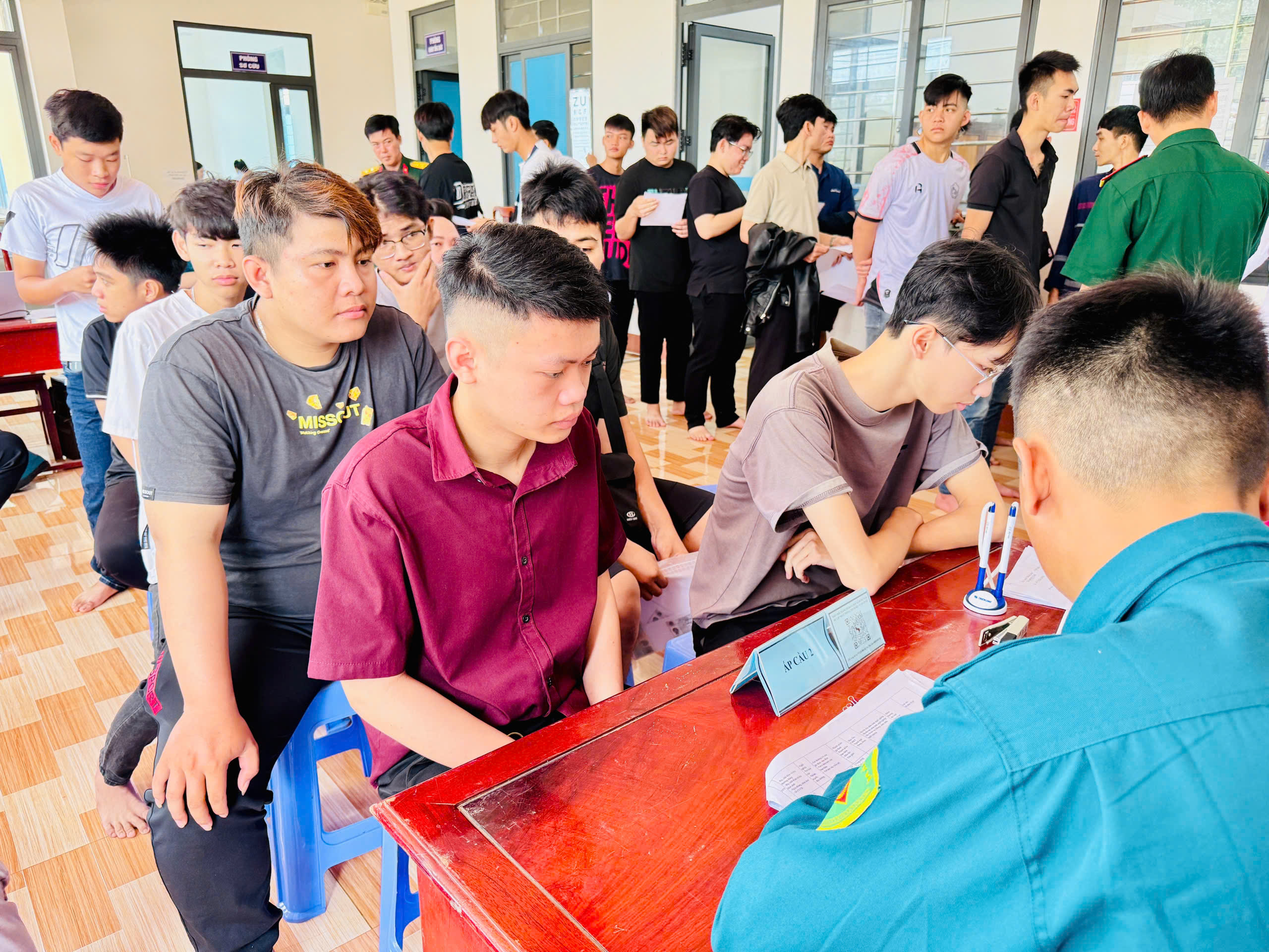 Đồng Tâm: khám sơ tuyển sức khỏe nghĩa vụ quân sự năm 2027